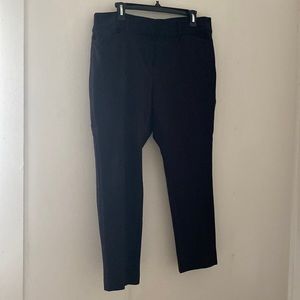 LOFT Outlet Black Curvy Skinny Ankle Dress Pants - Size 12
